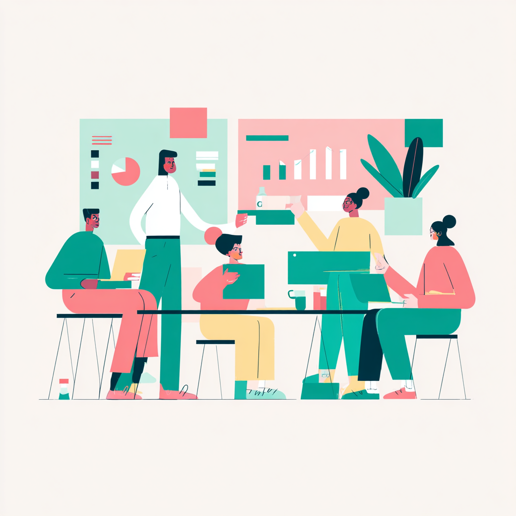 Medewerkers bespreken de resultaten van een medewerkersonderzoek